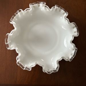 FENTON SILVERCREST candt bowl 8”